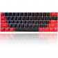 61 Keys Hyper Fuse Pony ANSI PBT Doubleshot Backlit Keycaps Set OEM Profile for MX Mechanical Gaming Keyboard GH60 GK61 RK61/ALT61/Annie/poker